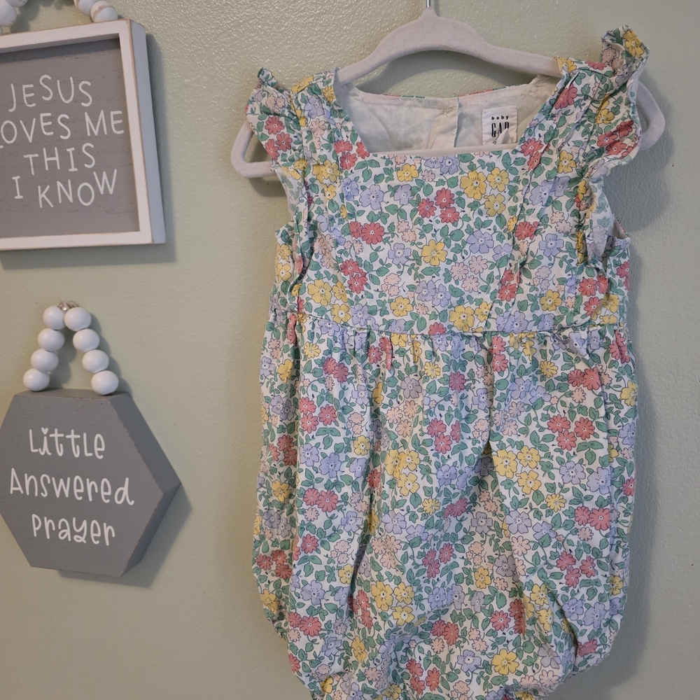 Floral Baby Romper